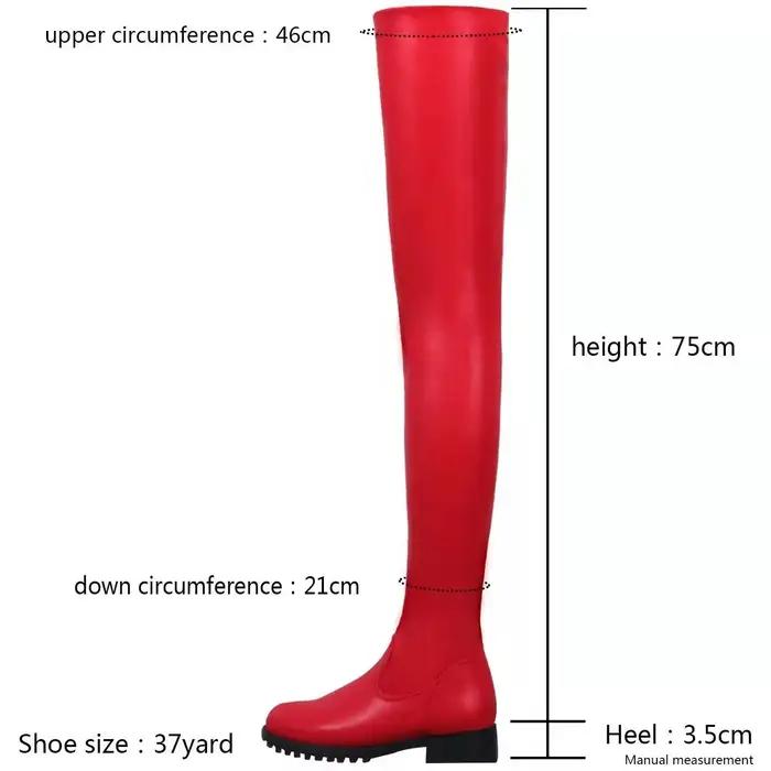 Bottes de chevalier à bout rond pour femmes