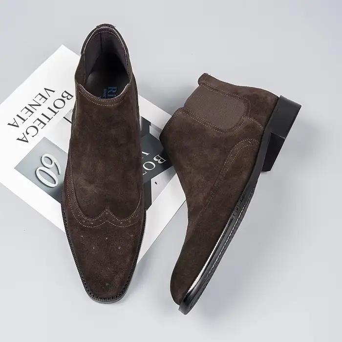 Bottes pour hommes, chaussures montantes pour hommes