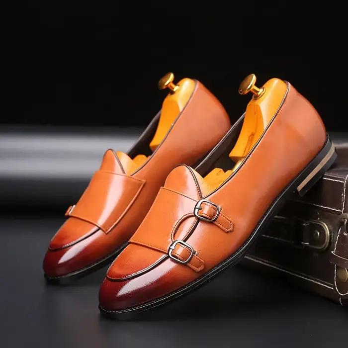 Chaussures en caoutchouc bout pointu semelle polyuréthane pour homme été extérieur activités de plein air