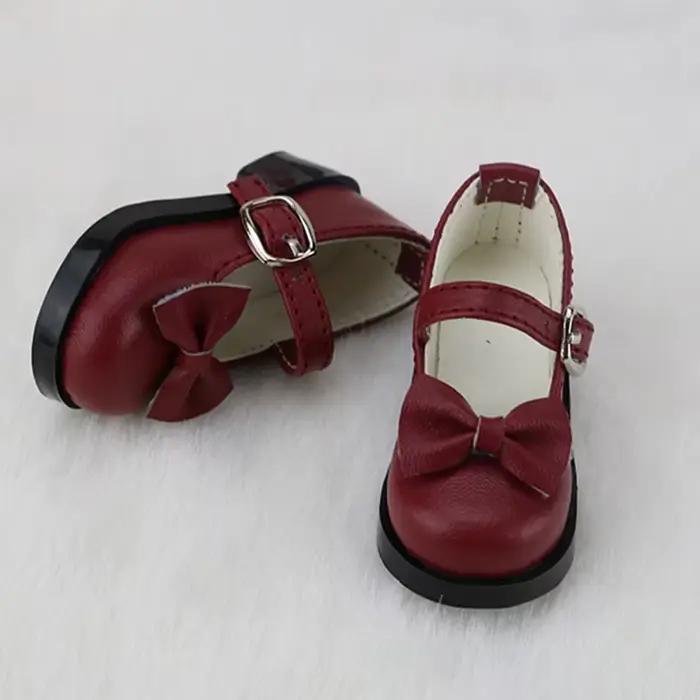 Chaussures de poupée BJD avec nœud papillon pour 1/6 1/4 1/3 BJD SD YOSD DD DZ, 7 couleurs, accessoires de poupée