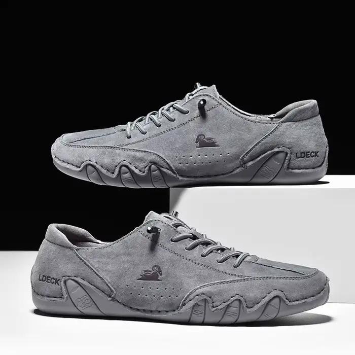 Bottes de moto pour hommes tendance cool résistantes à l'usure imperméables chaussures décontractées jogger en plein air sport légères