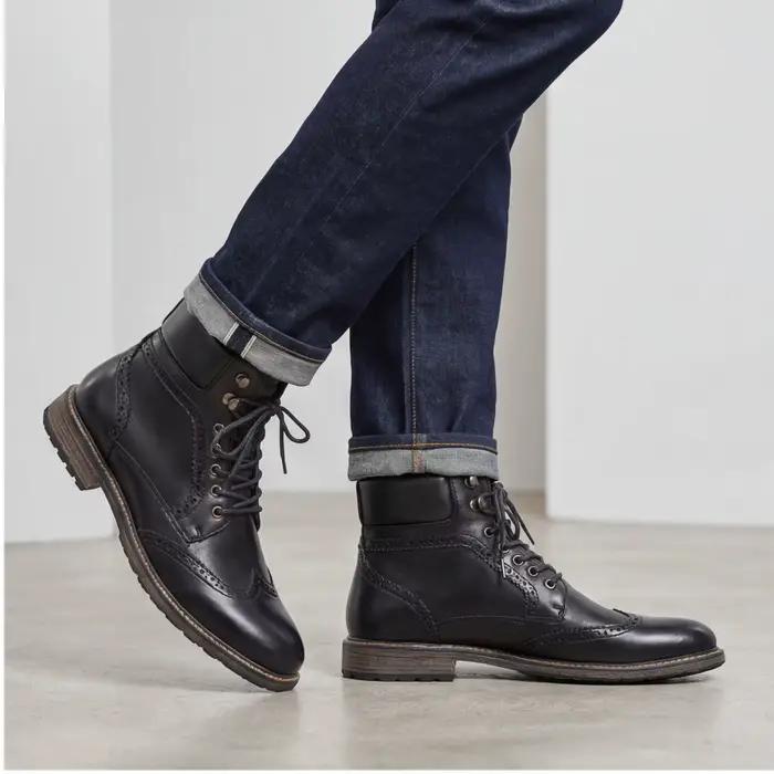 Bottes pour hommes rétro confortables