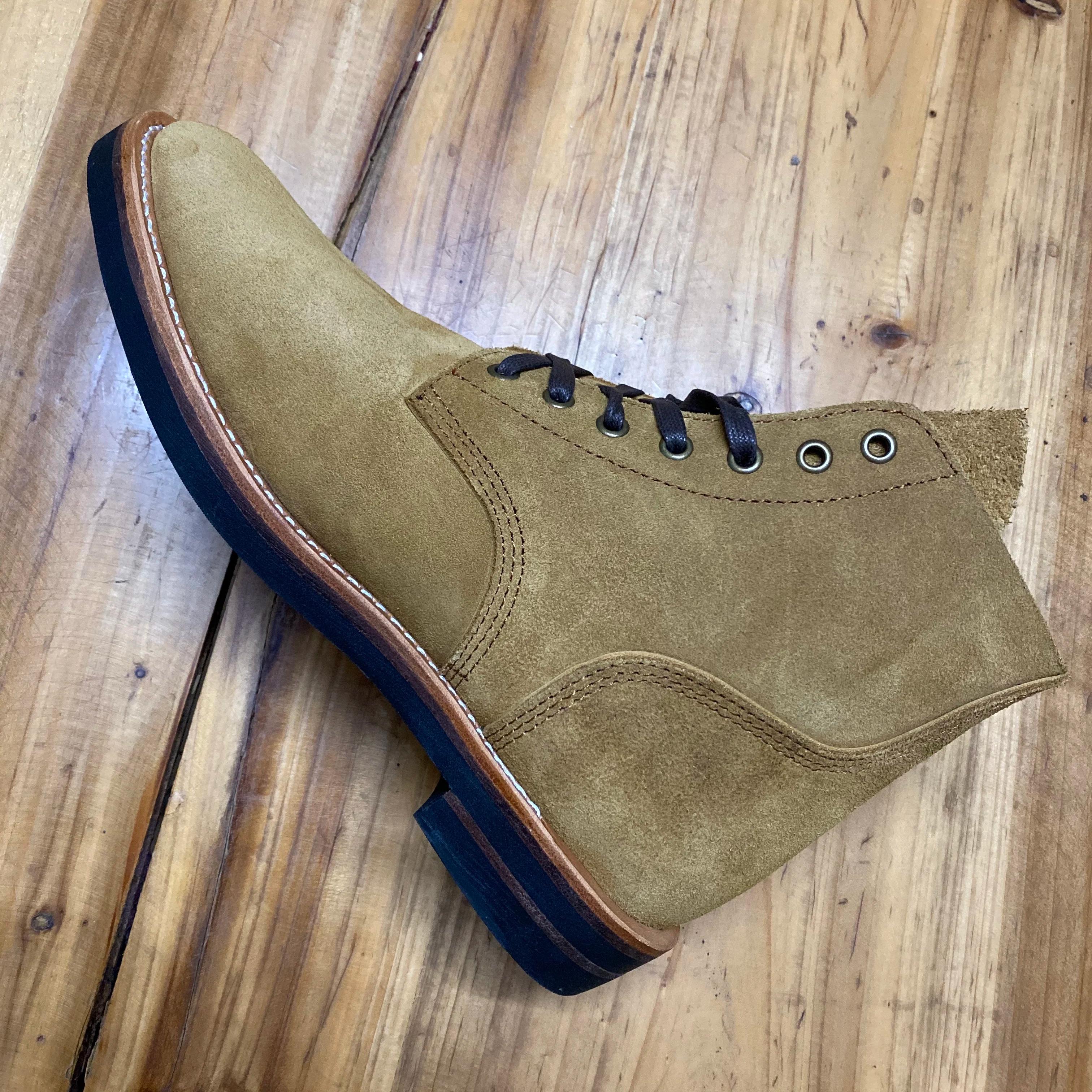 DTW01 RockCanRoll-Bottes cousues Goodyear en cuir de vache véritable italien, daim, sur mesure, tail