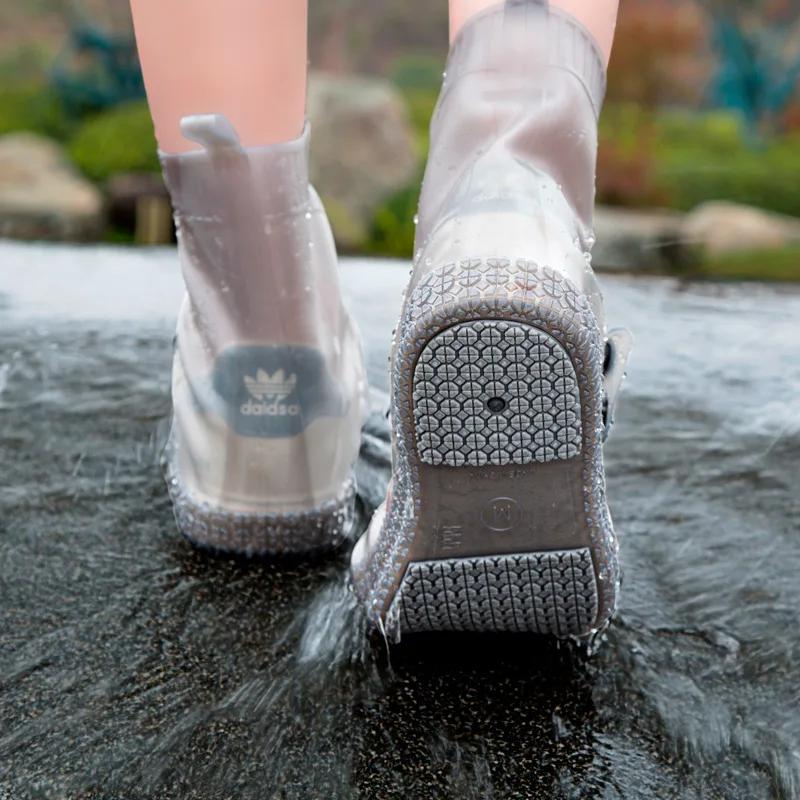 Chaussures de pluie de protection pour les jours de pluie, coordonnantes, imperméables, résistantes 