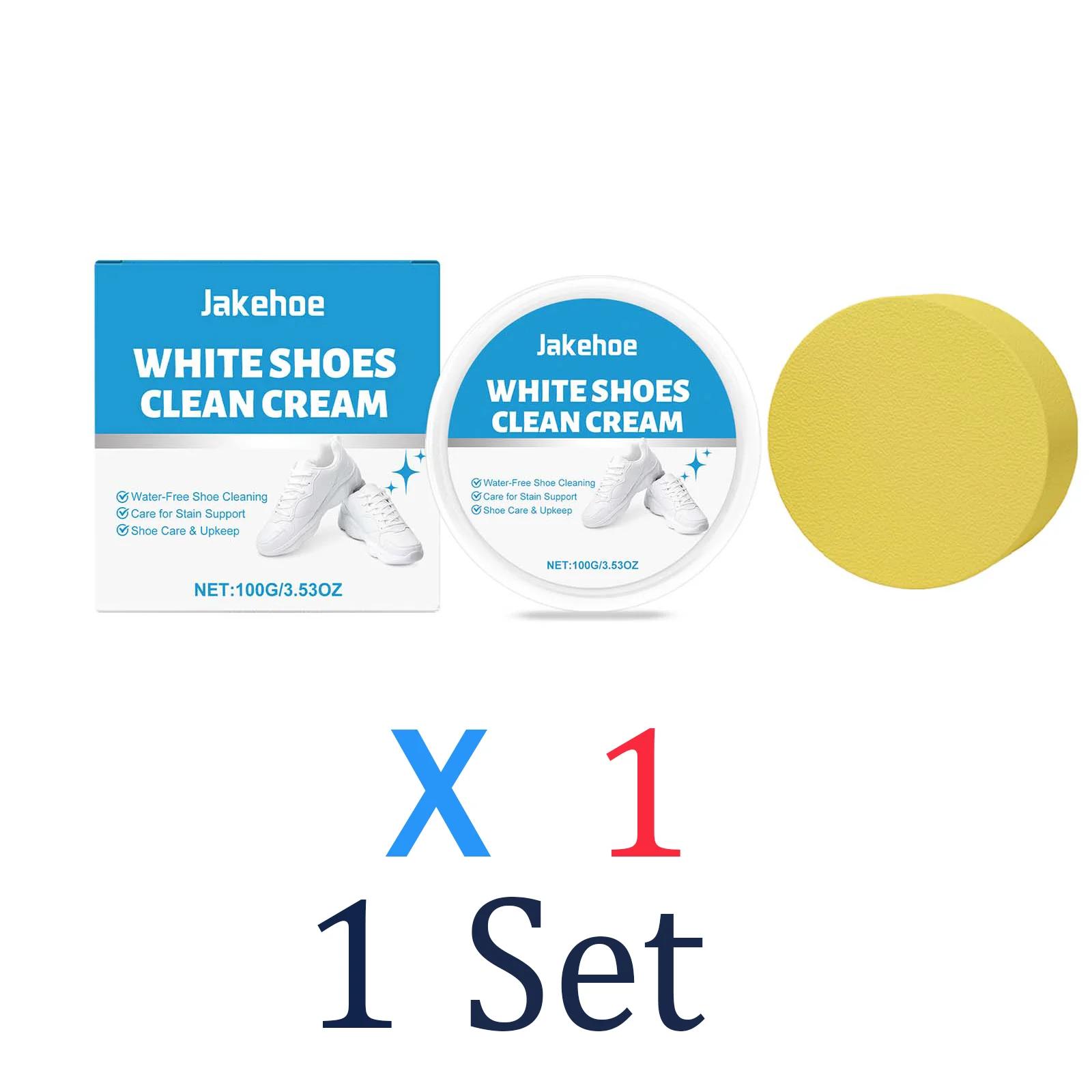 Nettoyant professionnel pour chaussures blanches, crème anti-jaunissement, kit de nettoyage de baske