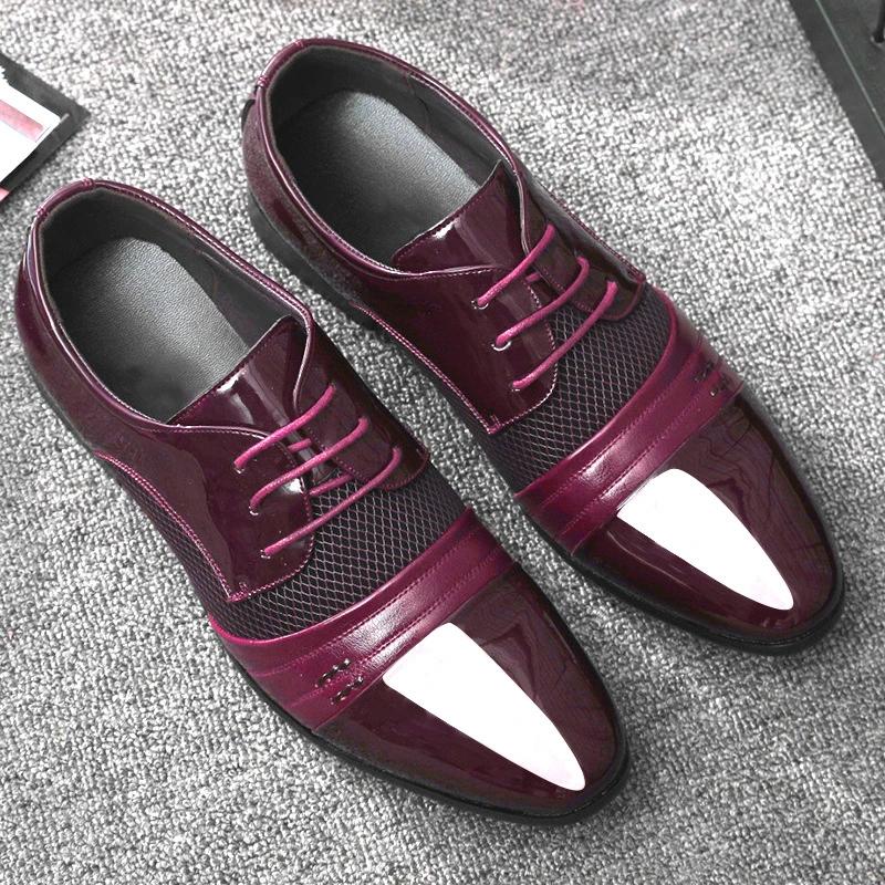 Chaussures habillées pour hommes bout pointu chaussures d'affaires pour hommes chaussures de luxe sans lacet chaussures de fête de haute qualité chaussures classiques pour hommes mode Zapatillas