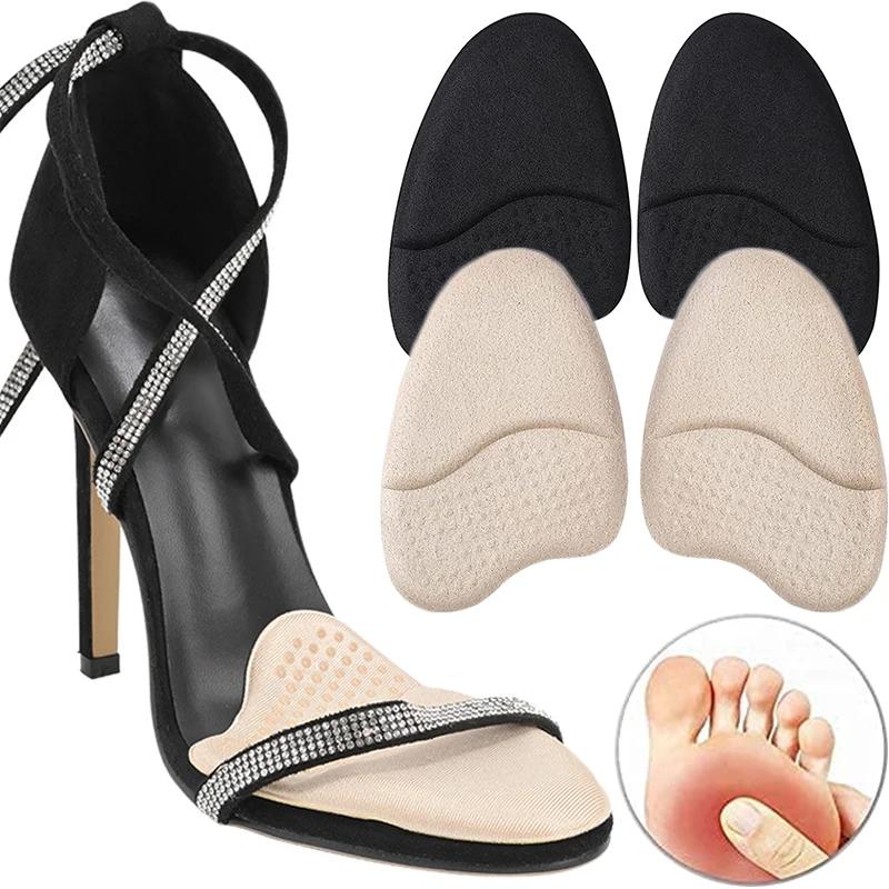Coussinet pour l'avant-pied pour femmes, semelles intérieures demi-taille, semelle antidérapante, respirantes, absorbant la sueur, pour chaussures
