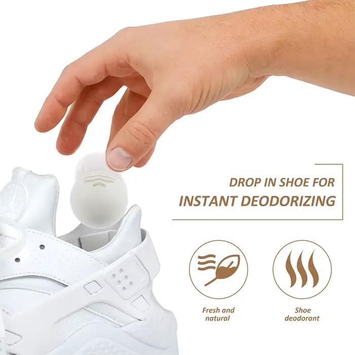 Lot de 12 boules désodorisantes pour chaussures – Éliminateur d'odeurs pour baskets