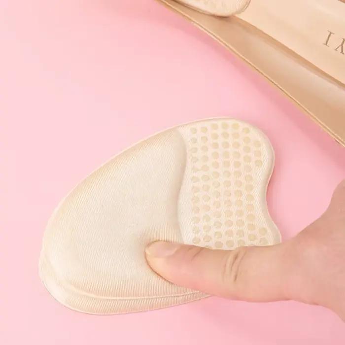 Coussinet pour l'avant-pied pour femmes, semelles intérieures demi-taille, semelle antidérapante, respirantes, absorbant la sueur, pour chaussures