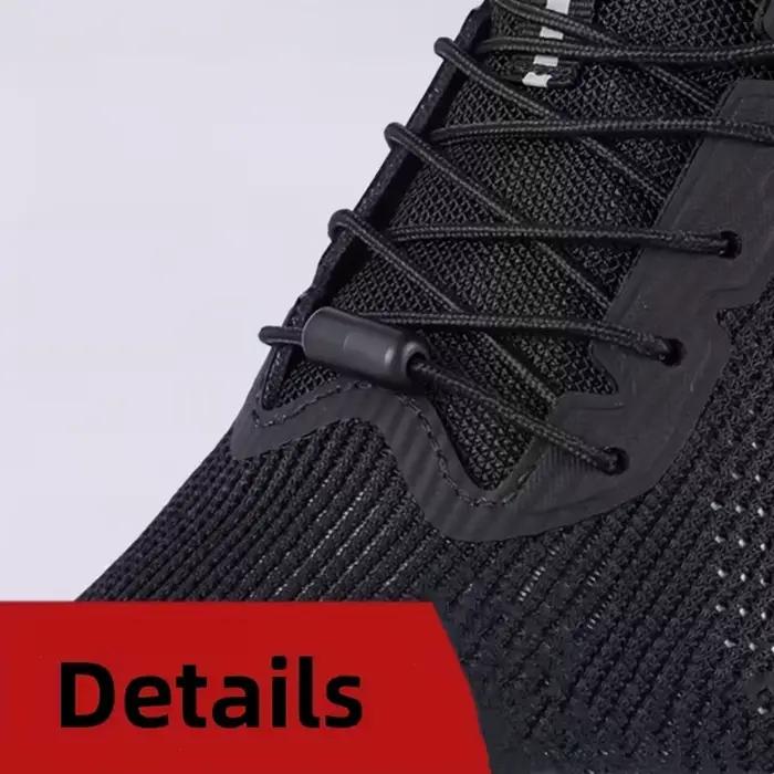 1/4 Paires de Serrures de Chaussures Sans Lacets à Boucles Rotatives