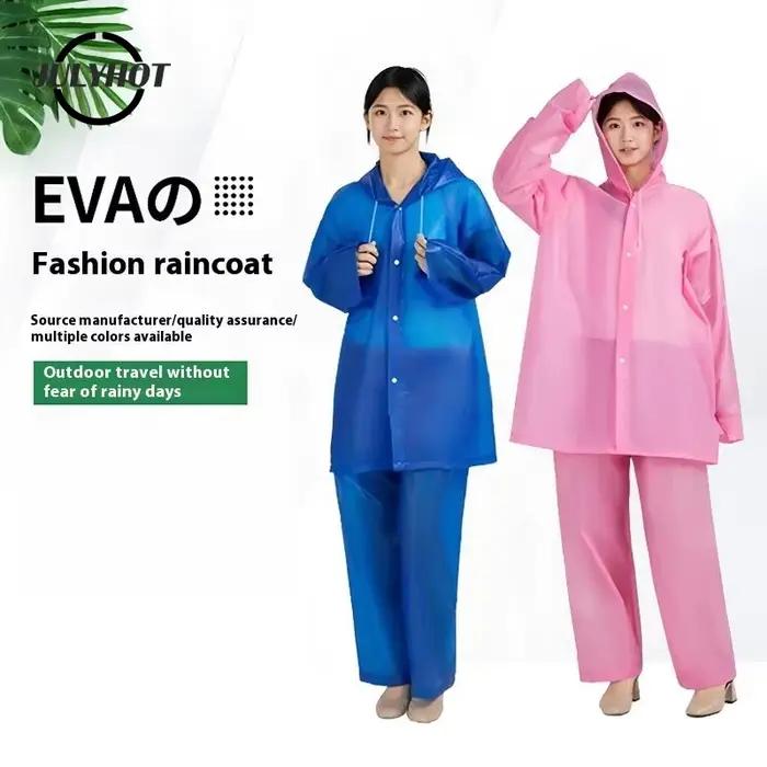 Veste imperméable JULYHOT en EVA pour homme et femme, résistante à la pluie, adaptable à la randonnée, à la pêche et aux sorties en ville