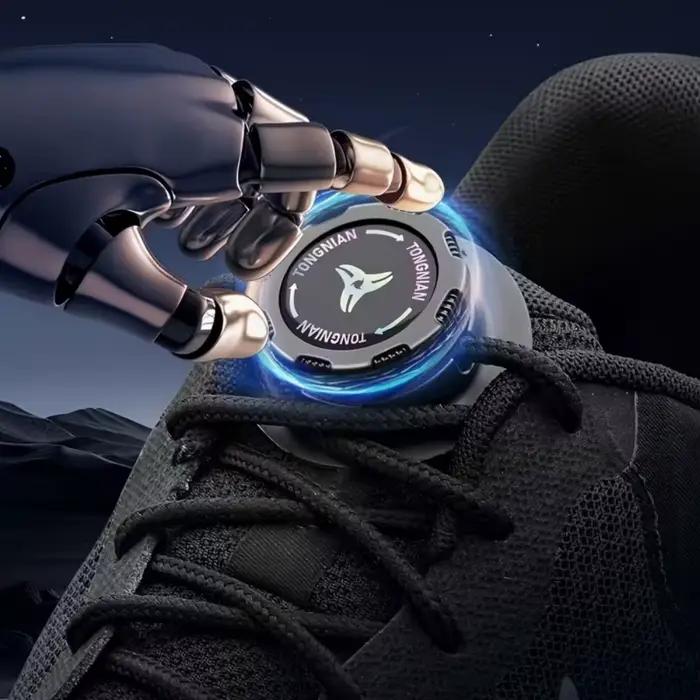 1/4 Paires de Serrures de Chaussures Sans Lacets à Boucles Rotatives