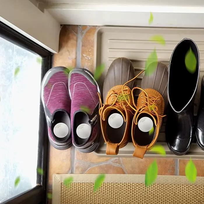 Lot de 12 boules désodorisantes pour chaussures – Éliminateur d'odeurs pour baskets
