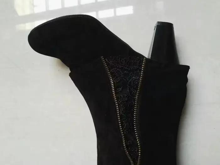 FHC – bottes hautes pour femmes, chaussures troupeau automne/hiver, Botas longues à glands, bout ron