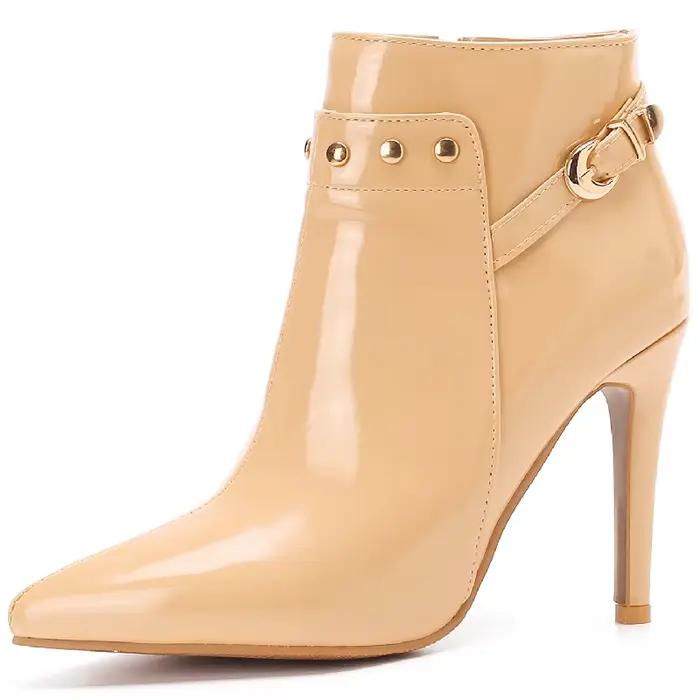 Bottes de rinçage courtes pour femmes, chaussures de danse de fête, talons hauts imperméables, point
