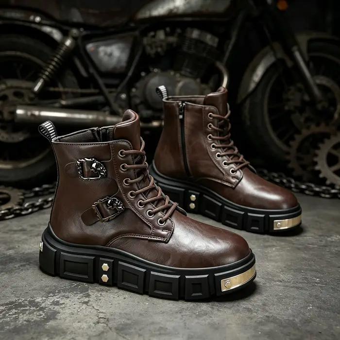 Nouvelles bottes de randonnée sportives à tige haute pour l'automne, grandes tailles, confortables,