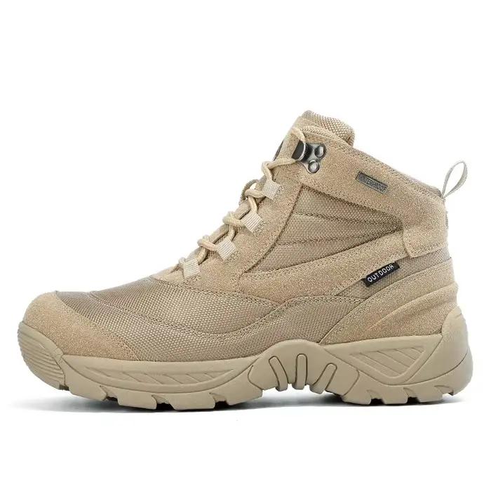 Bottines de Combat pour hommes, bottes tactiques, chaussures de sécurité pour le travail, bottes de