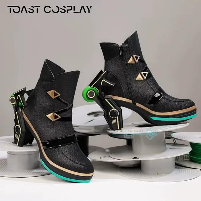 Chaussures de cosplay Lynae Wuthering Waves Wuwa, bottes pour femmes pour Halloween, carnaval, anime
