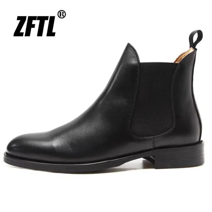 ZFTL hommes bottines Chelsea homme bottes homme d'affaires mode homme bottes à enfiler grande taille