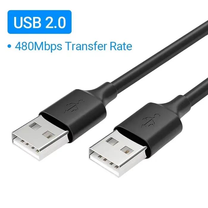 Câble d'extension USB 3.0 A à A mâle, cordon USB à Double extrémité pour disque dur, lecteur DVD, re