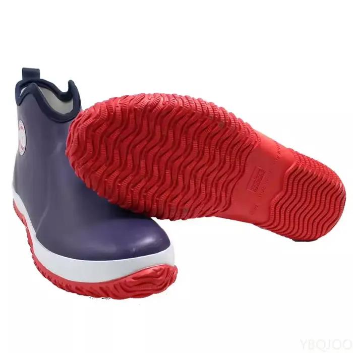 Bottes de pluie polyvalentes pour hommes, légères, à tube court, imperméables et antidérapantes, idéales pour la pêche et les activités de plein air – Nouvelle collection Printemps-Automne