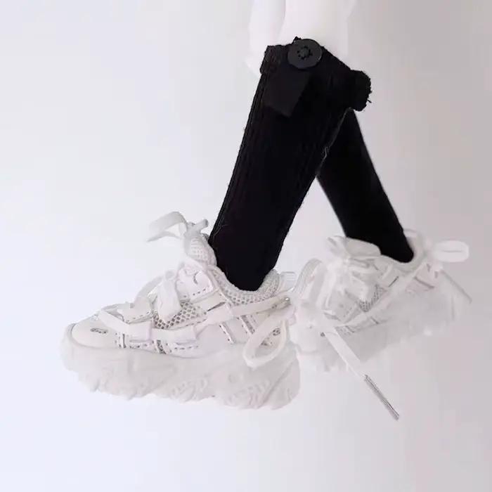 Chaussures de poupée BJD 1/3, baskets de basket-ball sportives, polyvalentes et décontractées pour papa, chaussures de poupée multicolores à sangle multicolore de 60cm.
