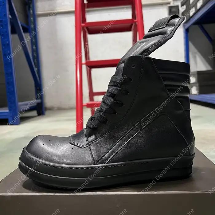 Marque hommes chaussure décontracté de haute qualité femmes Sneaker noir bottine Geo cuir Ro à lacets mode semelle