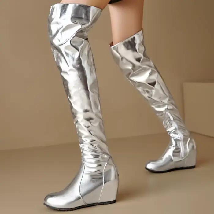 Bottes longues au-dessus du genou pour femmes