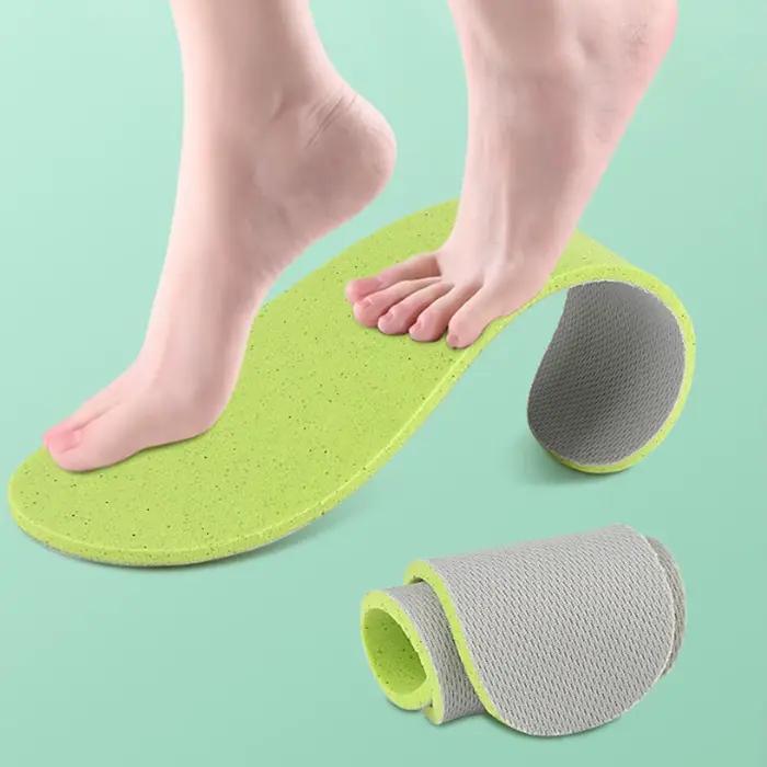 2 paires hommes femmes semelles déodorantes doux Absorption des chocs chaussures de Sport coussinet respirant vigoureux marche Sport semelles unisexe