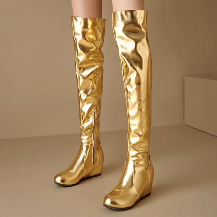 Bottes longues au-dessus du genou pour femmes