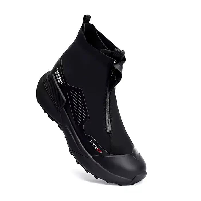 Bottes pour hommes bottes imperméables bottines antidérapantes bottes de travail nouvelles chaussures décontractées de randonnée mode bottes de marche confortables à semelles épaisses