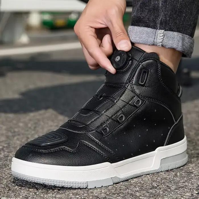 Nouveau Bottes de moto hommes femmes chevalier équitation en plein air anti-dérapant printemps baskets chaussures vélo course de montagne route vitesse été