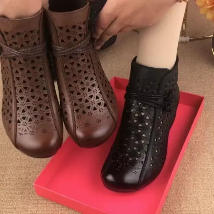 Automne femmes bottes creux