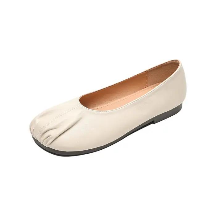 Chaussures plates à semelle souple pour femmes