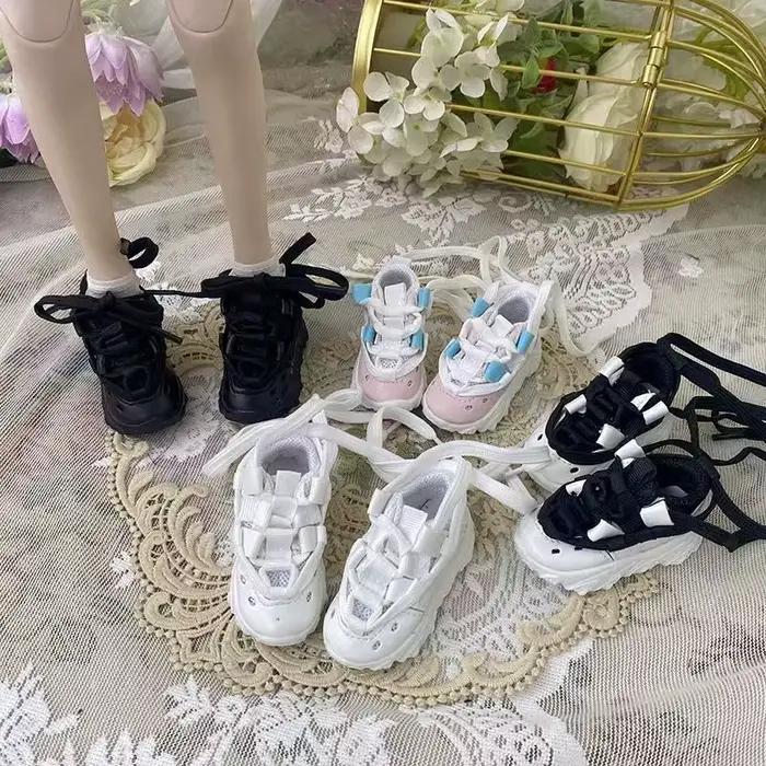 Chaussures de poupée BJD 1/3, baskets de basket-ball sportives, polyvalentes et décontractées pour papa, chaussures de poupée multicolores à sangle multicolore de 60cm.