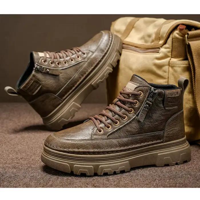 Bottes montantes rétro pour hommes Printemps 2026