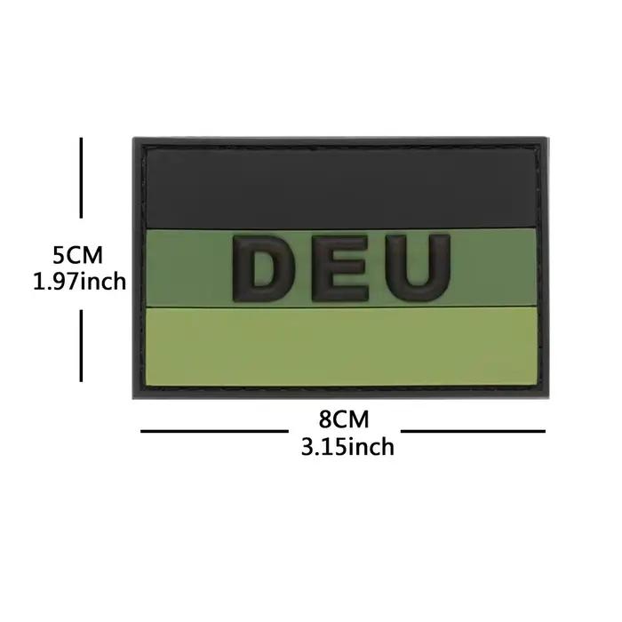 Écussons, badges, autocollants et appliques réfléchissants infrarouges (IR) avec emblème du drapeau allemand DEU