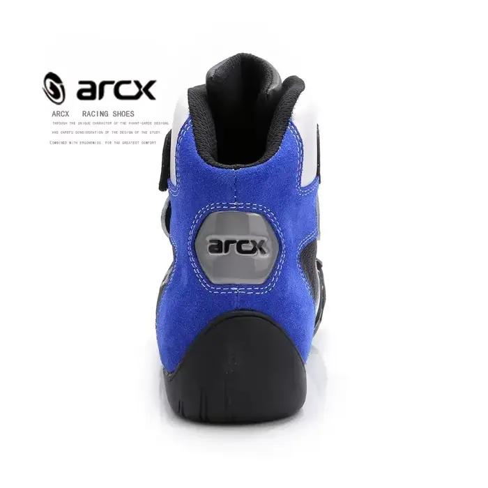 Bottes ARCX en Polyester et Coton pour Hommes et Femmes, Style Classic Vintage Retro, Toutes Saisons, Sécurité et Confort Optimal Pour Motards