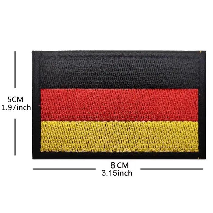 Écussons, badges, autocollants et appliques réfléchissants infrarouges (IR) avec emblème du drapeau allemand DEU