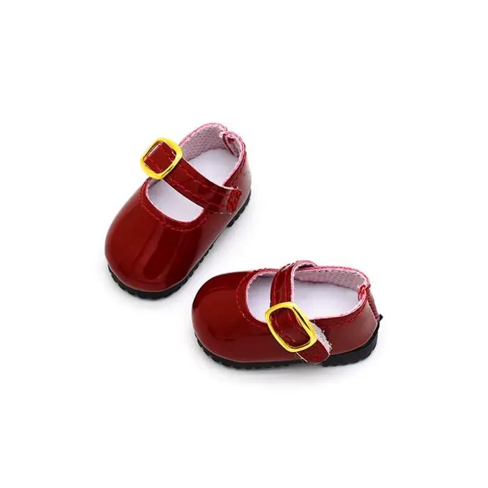BJD-Chaussures en cuir pour poupée fille, baskets de longueur 4cm et 30cm, accessoires de jouets, DIY, 1/6