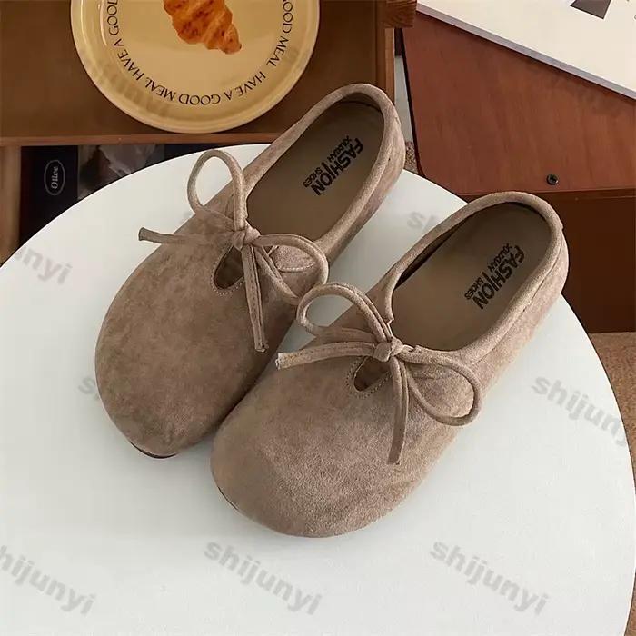Mocassins pour femmes, nouvelle mode printemps automne, Vintage, nœud papillon, chaussures plates d'extérieur à semelle souple, légères et confortables, chaussures de luxe Mary Jane