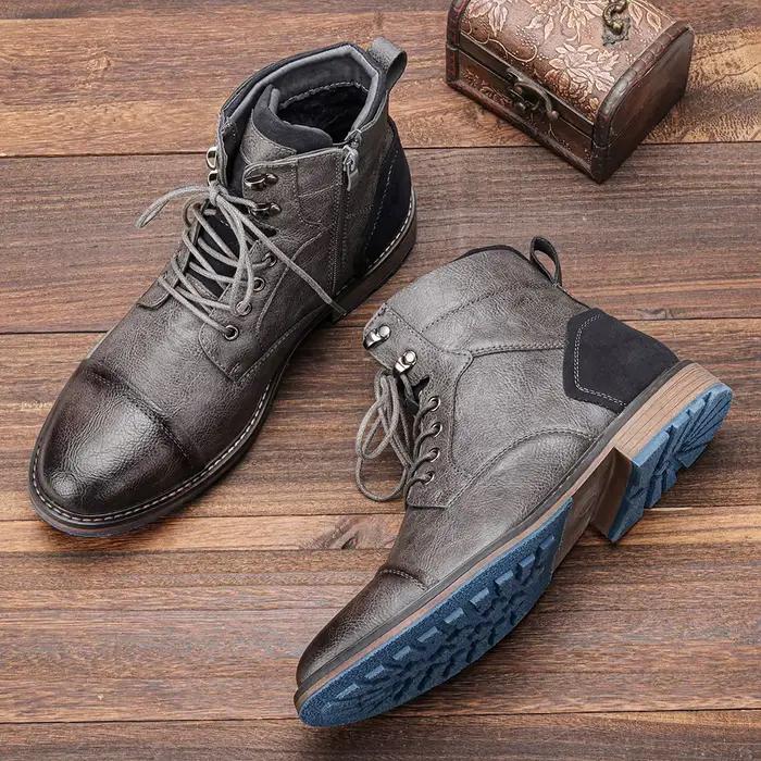 Taille 7-13 bottines pour hommes bottes en cuir