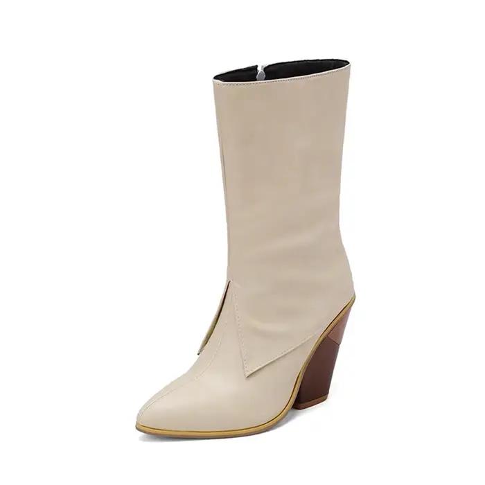 Botas De Mujer bottes De créateur femmes Sexy mode talons hauts bout pointu côté fermeture éclair