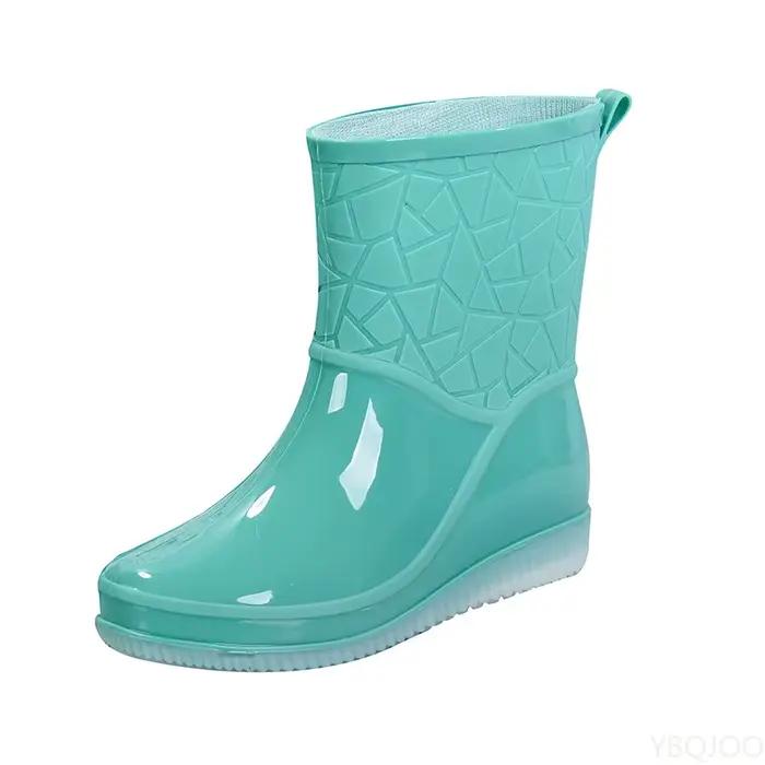 2025 chaussures de pluie en plein air pour femmes bottes de mode