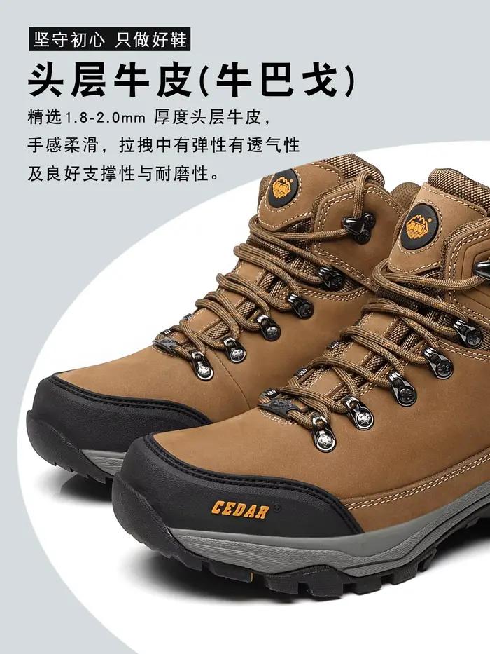 Bottes de randonnée en cuir de vache RAN pour hommes