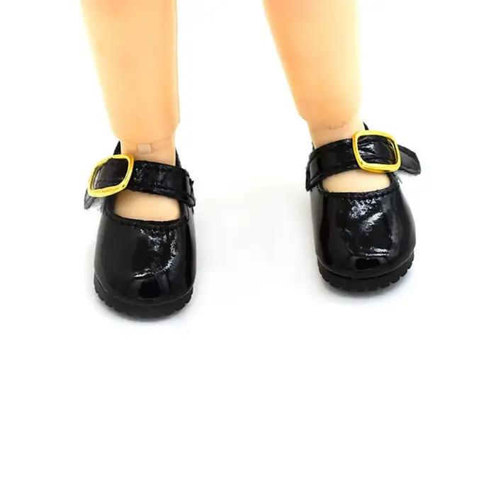 BJD-Chaussures en cuir pour poupée fille, baskets de longueur 4cm et 30cm, accessoires de jouets, DIY, 1/6