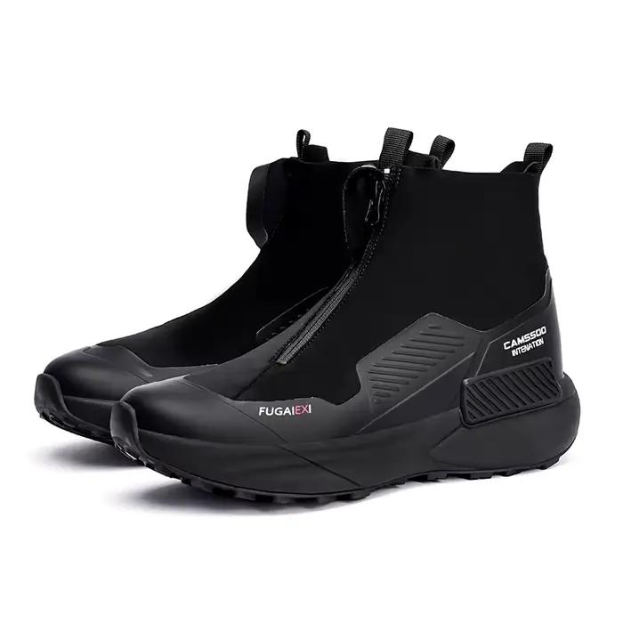 Bottes pour hommes bottes imperméables bottines antidérapantes bottes de travail nouvelles chaussures décontractées de randonnée mode bottes de marche confortables à semelles épaisses