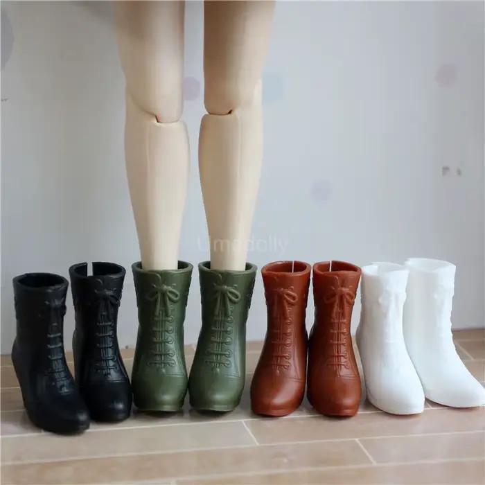 Miniaure-Bottes longues de course pour fille, accessoires de jouets, chaussures à la mode, Blyth Azone Butter, 1 paire, 1/6