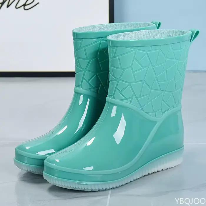 2025 chaussures de pluie en plein air pour femmes bottes de mode