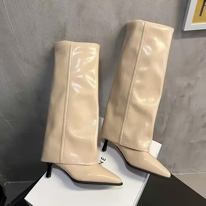 Bottes de cowboy occidentales à enfiler pour femmes